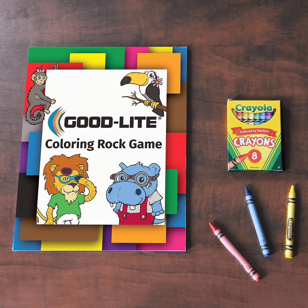 Good-Lite Good-Lite Eye Team® Coloring Rock Game