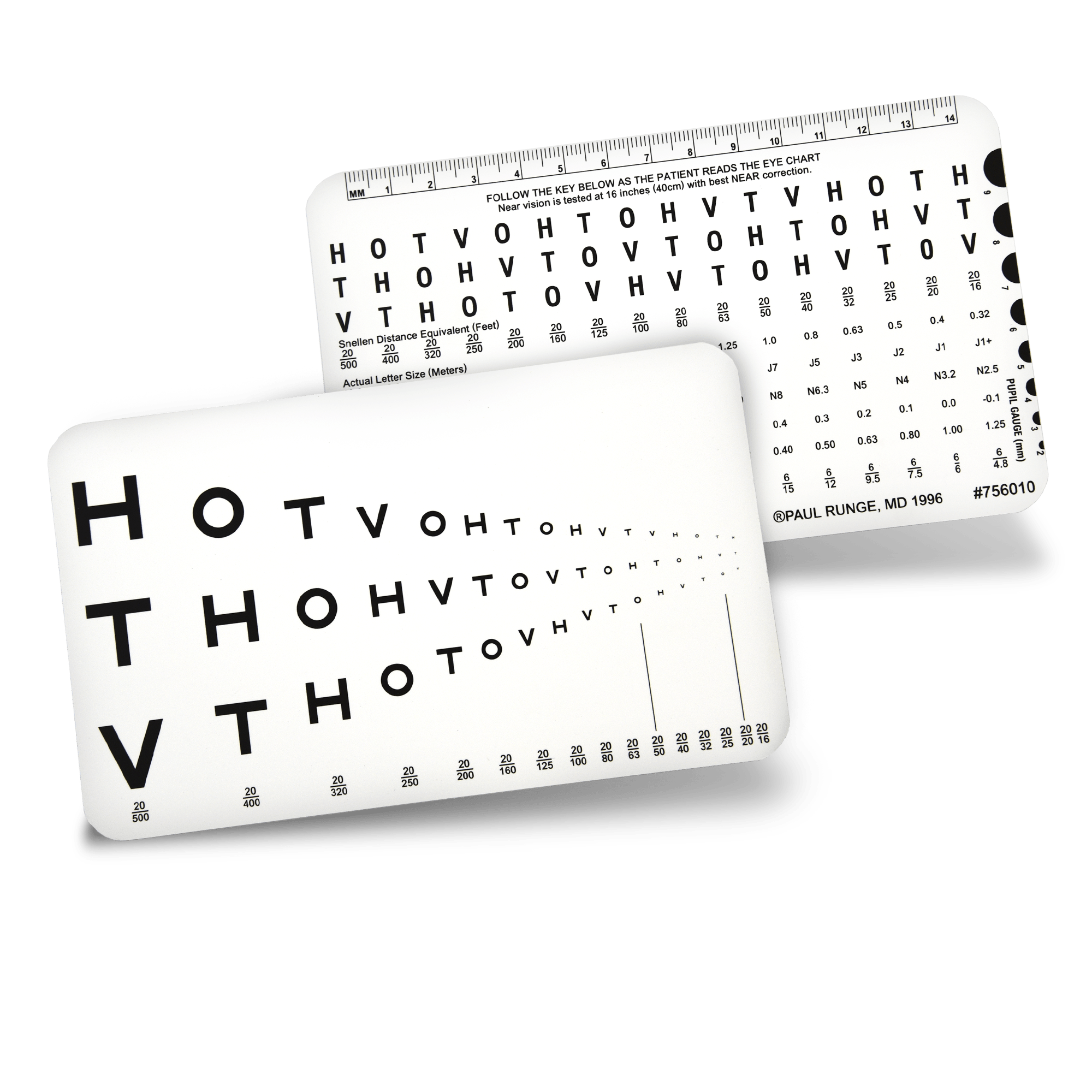 Good-Lite HOTV Runge Near Vision Card