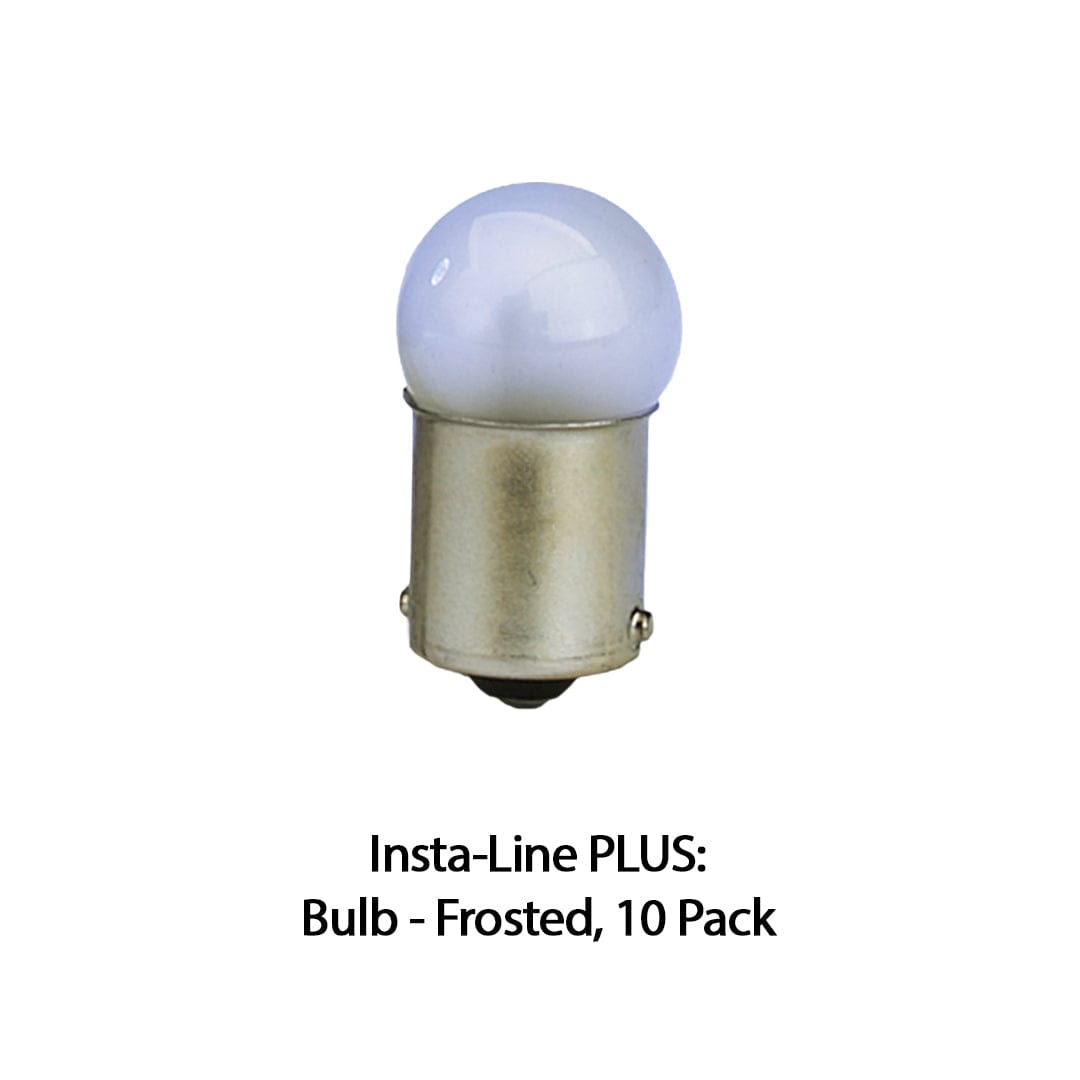 Good-Lite Illuminated Cabinet Accessories Insta-Line PLUS: Bulb - Frosted, 10 Pack