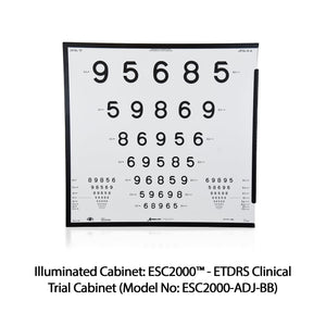 Good-Lite Illuminated Cabinets Illuminated Cabinet: ESC2000™ - ETDRS Clinical Trial Cabinet (Model No:ESC2000-ADJ-BB) Illuminated Cabinet: ESC2000™ - ETDRS Clinical Trial Cabinet