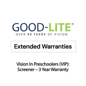 Good-Lite Illuminated Cabinets Vision In Preschoolers (VIP): Screener - 3 Year Warranty Good-Lite Warranties: 3 Year