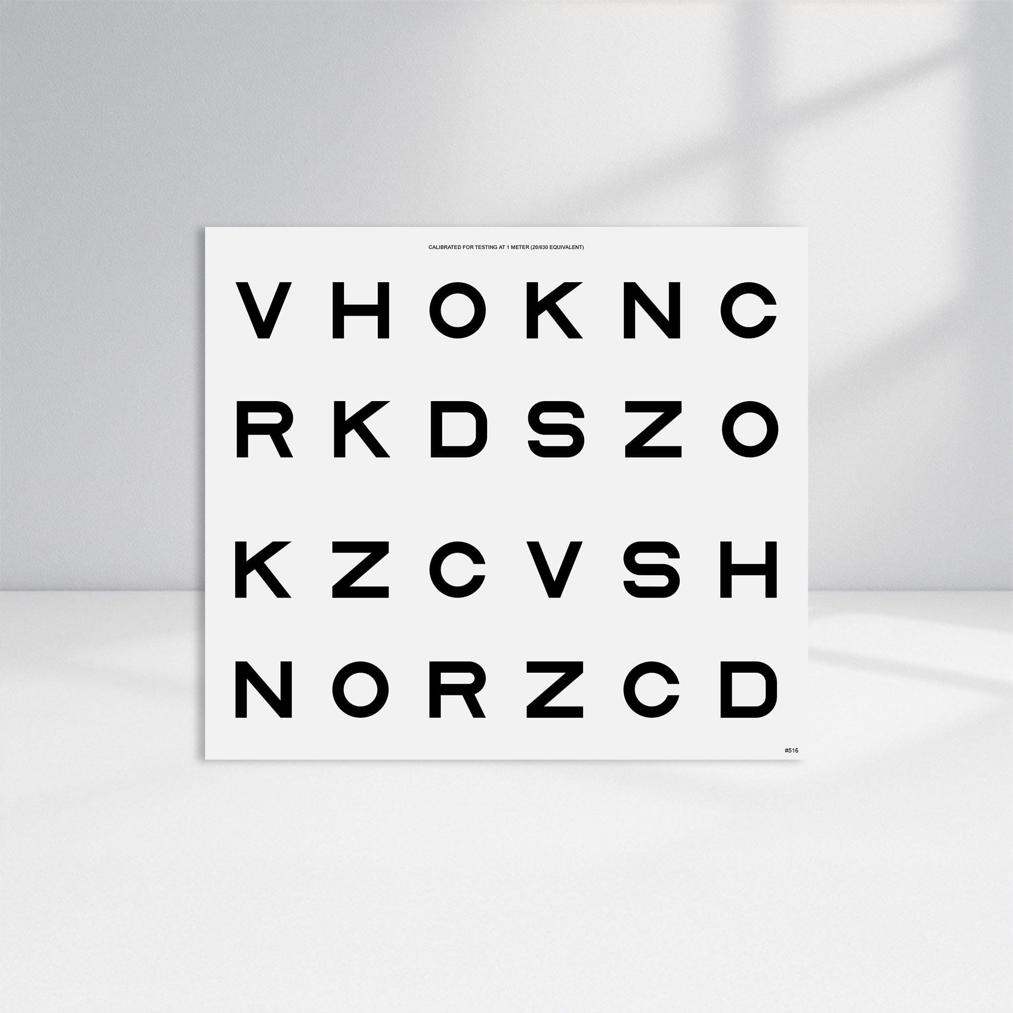 Good-Lite Illuminated Charts Chart(Contrast): CSV-1000®LV - Low Vision (8ft/2.4m)