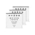 Good-Lite Illuminated Charts Chart(Distance): CSV-1000® - ETDRS Original Series - Sloan Letter (8ft/2.4m)