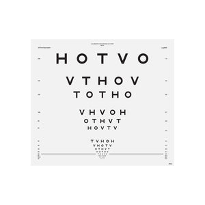 Good-Lite Illuminated Charts Chart(Distance): CSV-1000®HOTV  - HOTV (8ft/2.4m)