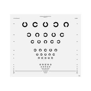 Good-Lite Illuminated Charts Chart(Distance): CSV-1000®LandoltC  - Landolt "C" (8ft/2.4m)