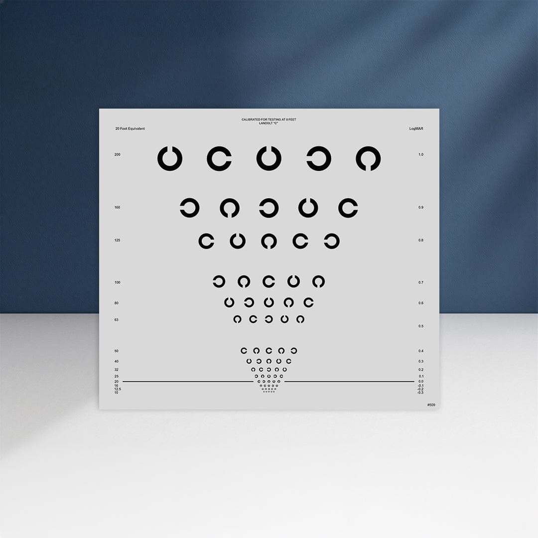 Good-Lite Illuminated Charts Chart(Distance): CSV-1000®LandoltC  - Landolt "C" (8ft/2.4m)