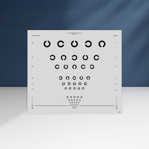 Good-Lite Illuminated Charts Chart(Distance): CSV-1000®LandoltC  - Landolt "C" (8ft/2.4m)