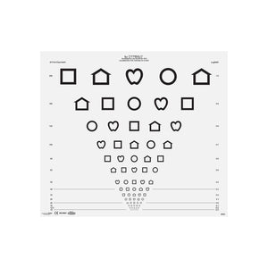 Good-Lite Illuminated Charts Chart(Distance): CSV-1000®LH  - LEA SYMBOLS® (8ft/2.4m)