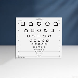 Good-Lite Illuminated Charts Chart(Distance): CSV-1000®LH  - LEA SYMBOLS® (8ft/2.4m)