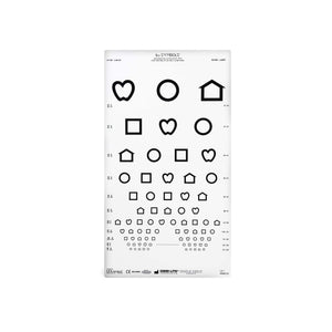 Good-Lite Illuminated Charts Chart(Distance): ESV1018™ - LEA SYMBOLS® Proportional - Chart Only (20ft/6m) Chart(Distance): ESV1018™ - LEA SYMBOLS® Proportional - (20ft/6m)