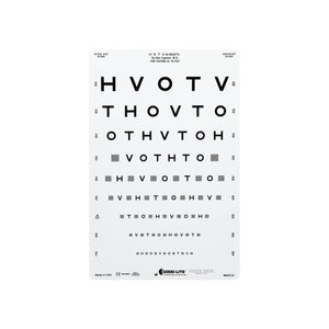 Good-Lite Illuminated Charts Chart(Distance): ESV1200™ and ESV1500™ - HOTV Crowded - Chart Only (10ft/3m) Chart(Distance): ESV1200™ and ESV1500™ - HOTV Crowded (10ft/3m)