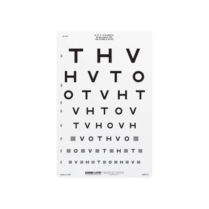 Good-Lite Illuminated Charts Chart(Distance): ESV1200™ and ESV1500™ - HOTV Crowded - Chart Only (20ft/6m) Chart(Distance): ESV1200™ and ESV1500™ - HOTV Crowded (20ft/6m)