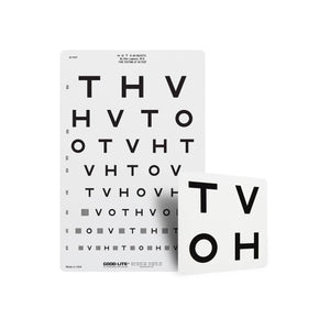 Good-Lite Illuminated Charts Chart(Distance): ESV1200™ and ESV1500™ - HOTV Crowded - Chart Set (20ft/6m) Chart(Distance): ESV1200™ and ESV1500™ - HOTV Crowded (20ft/6m)