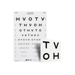 Good-Lite Illuminated Charts Chart(Distance): ESV1200™ and ESV1500™ - HOTV Linear Spaced - Chart Set (10ft/3m) Chart(Distance): ESV1200™ and ESV1500™ - HOTV Linear Spaced (10ft/3m)
