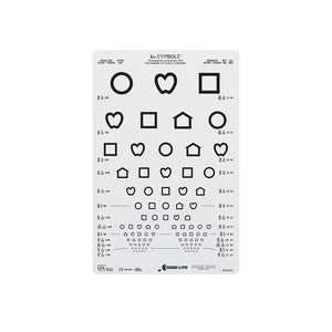 Good-Lite Illuminated Charts Chart(Distance): ESV1200™ and ESV1500™ - LEA SYMBOLS® - Chart Only (10ft/3m) Chart(Distance): ESV1200™ and ESV1500™ - LEA SYMBOLS®