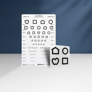 Good-Lite Illuminated Charts Chart(Distance): ESV1200™ and ESV1500™ - LEA SYMBOLS® Linear Spaced