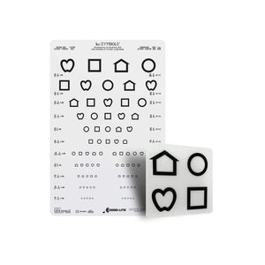 Good-Lite Illuminated Charts Chart(Distance): ESV1200™ and ESV1500™ - LEA SYMBOLS® Linear Spaced - Set (10ft/3m) Chart(Distance): ESV1200™ and ESV1500™ - LEA SYMBOLS® Linear Spaced