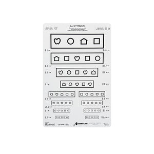 Good-Lite Illuminated Charts Chart(Distance): ESV1200™ and ESV1500™ - LEA SYMBOLS® - MASSTest Format - Chart Only (10ft/3m) Chart(Distance): ESV1200™ and ESV1500™ - LEA SYMBOLS® - MASSTest Format
