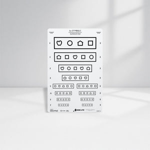 Good-Lite Illuminated Charts Chart(Distance): ESV1200™ and ESV1500™ - LEA SYMBOLS® - MASSTest Format - US Notations