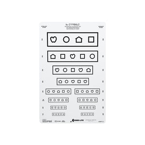 Good-Lite Illuminated Charts Chart(Distance): ESV1200™ and ESV1500™ - LEA SYMBOLS® - MASSTest Format - US Notations - Chart Only (10ft/3m) Chart(Distance): ESV1200™ and ESV1500™ - LEA SYMBOLS® - MASSTest Format - US Notations