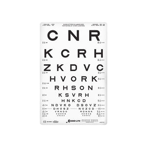 Good-Lite Illuminated Charts Chart(Distance): ESV1200™ and ESV1500™ - Sloan Letter Proportionally Spaced - Mixed Order 2 (13ft/4m) Chart(Distance): ESV1200™ and ESV1500™ - Sloan Letter Proportionally Spaced (13ft/4m)