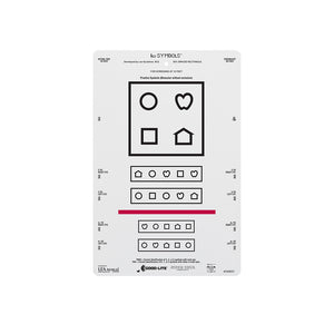 Good-Lite Illuminated Charts Chart(Distance): ESV1200™ and ESV1500™ - WVU - Chart Only (10ft/3m) Chart(Distance): ESV1200™ and ESV1500™ - WVU