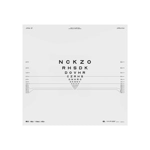 Good-Lite Illuminated Charts Chart(Distance): ESV3000™ and ESC2000™ - ETDRS 2000 Series - Sloan Letter - Chart 1 (5ft/1.5m)