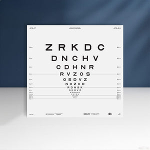 Good-Lite Illuminated Charts Chart(Distance): ESV3000™ and ESC2000™ - ETDRS 2000 Series - Sloan Letter - Chart 2 (10ft/3m)
