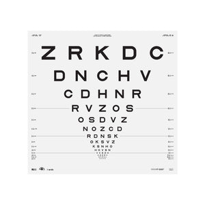 Good-Lite Illuminated Charts Chart(Distance): ESV3000™ and ESC2000™ - ETDRS 2000 Series - Sloan Letter - Chart 2 (13ft/4m)