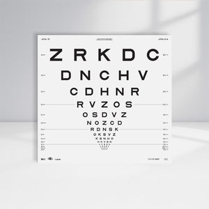 Good-Lite Illuminated Charts Chart(Distance): ESV3000™ and ESC2000™ - ETDRS 2000 Series - Sloan Letter - Chart 2 (13ft/4m)