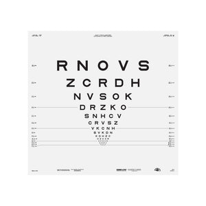 Good-Lite Illuminated Charts Chart(Distance): ESV3000™ and ESC2000™ - ETDRS 2000 Series - Sloan Letter - Chart 3 (10ft/3m)