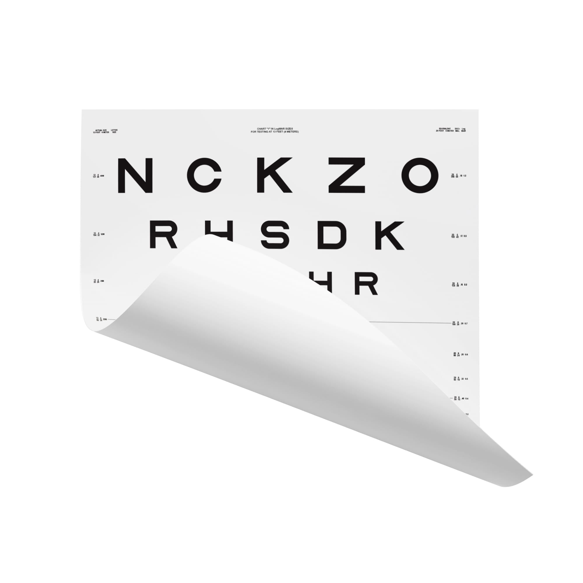 Good-Lite Illuminated Charts Chart(Distance): ESV3000™ and ESC2000™ - ETDRS Original Series - Roll-Up - Chart 1 (13ft/4m) Chart(Distance): ESV3000™ and ESC2000™ - ETDRS Original Series - Chart 1 (13ft/4m)