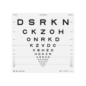 Good-Lite Illuminated Charts Chart(Distance): ESV3000™ and ESC2000™ - ETDRS Original Series - Sloan Letter - Chart 2 (13ft/4m)