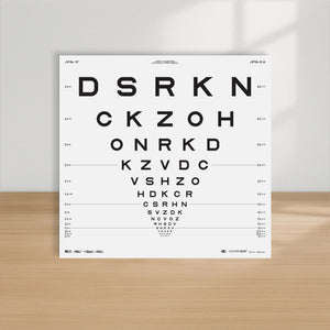 Good-Lite Illuminated Charts Chart(Distance): ESV3000™ and ESC2000™ - ETDRS Original Series - Sloan Letter - Chart 2 (13ft/4m)
