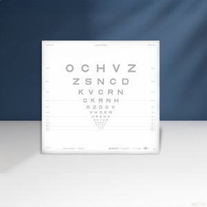 Good-Lite Illuminated Charts Chart(Distance): ESV3000™ and ESC2000™ - ETDRS - Sloan Letter Low Contrast - 10% Contrast (10ft/3m)