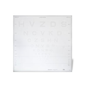 Good-Lite Illuminated Charts Chart(Distance): ESV3000™ and ESC2000™ - ETDRS - Sloan Letter Low Contrast - 10% Contrast (13ft/4m)