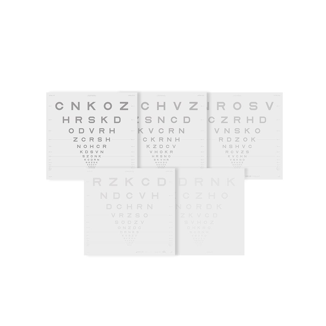 Good-Lite Illuminated Charts Chart(Distance): ESV3000™ and ESC2000™ - ETDRS - Sloan Letter Low Contrast