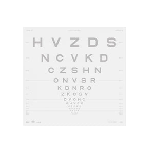 Good-Lite Illuminated Charts Chart(Distance): ESV3000™ and ESC2000™ - ETDRS - Sloan Letter Low Contrast - 2.5% Contrast (13ft/4m)