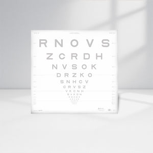 Good-Lite Illuminated Charts Chart(Distance): ESV3000™ and ESC2000™ - ETDRS - Sloan Letter Low Contrast - 2.5% Contrast - Mixed Order (13ft/4m)