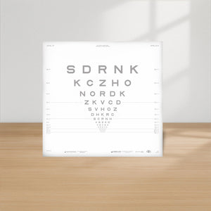 Good-Lite Illuminated Charts Chart(Distance): ESV3000™ and ESC2000™ - ETDRS - Sloan Letter Low Contrast - 25% Contrast (10ft/3m)