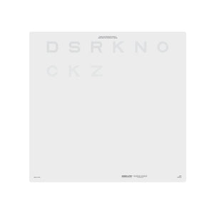 Good-Lite Illuminated Charts Chart(Distance): ESV3000™ and ESC2000™ - Evans Letter Low Contrast Test (ELCT) - Chart 2 (39"/1m) Evans Letter Contrast Test (ELCT) for ESV3000™ and ESC2000™