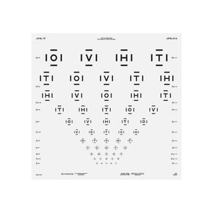 Good-Lite Illuminated Charts Chart(Distance): ESV3000™ and ESC2000™ - HOTV ETDRS with 50% Crowding Bars (13ft/4m) Chart(Distance): ESV3000™ and ESC2000™ - HOTV ETDRS with 50% Crowding Bars (13ft/4m)
