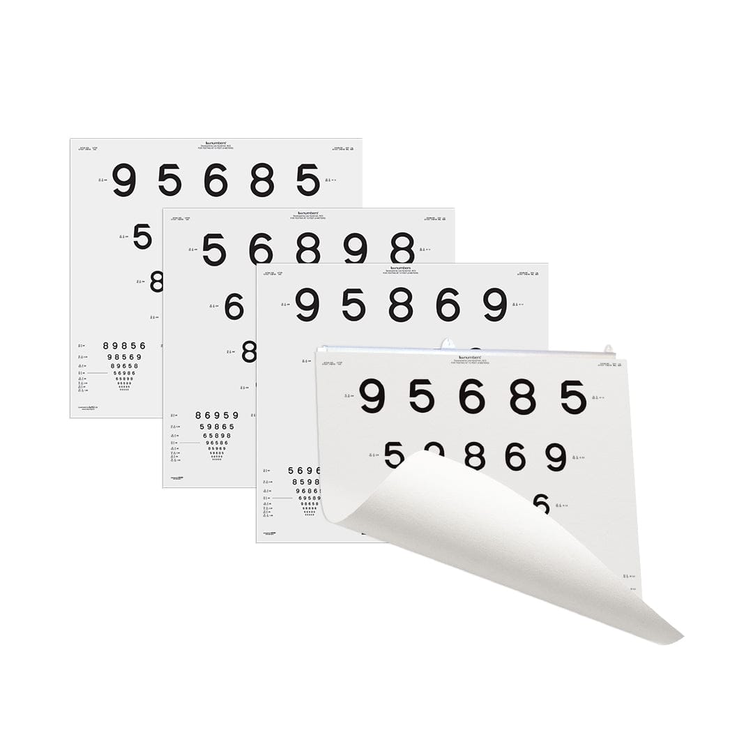 Good-Lite Illuminated Charts Chart(Distance): ESV3000™ and ESC2000™ - LEA NUMBERS® 15-Line (13ft/4m)