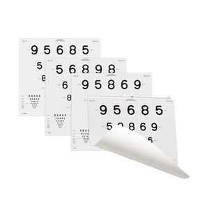 Good-Lite Illuminated Charts Chart(Distance): ESV3000™ and ESC2000™ - LEA NUMBERS® 15-Line (13ft/4m)