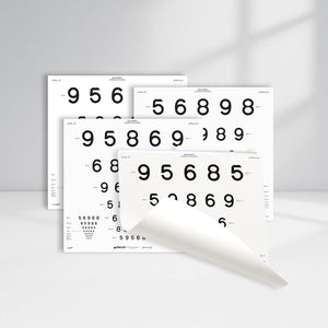 Good-Lite Illuminated Charts Chart(Distance): ESV3000™ and ESC2000™ - LEA NUMBERS® 15-Line (13ft/4m)