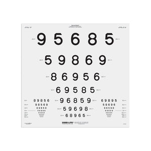 Good-Lite Illuminated Charts Chart(Distance): ESV3000™ and ESC2000™ - LEA NUMBERS® 15-Line (13ft/4m) Chart(Distance): ESV3000™ and ESC2000™ - LEA NUMBERS® 15-Line (13ft/4m)