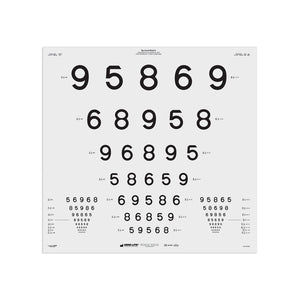 Good-Lite Illuminated Charts Chart(Distance): ESV3000™ and ESC2000™ - LEA NUMBERS® 15-Line - Mixed Order 2 (13ft/4m) Chart(Distance): ESV3000™ and ESC2000™ - LEA NUMBERS® 15-Line (13ft/4m)