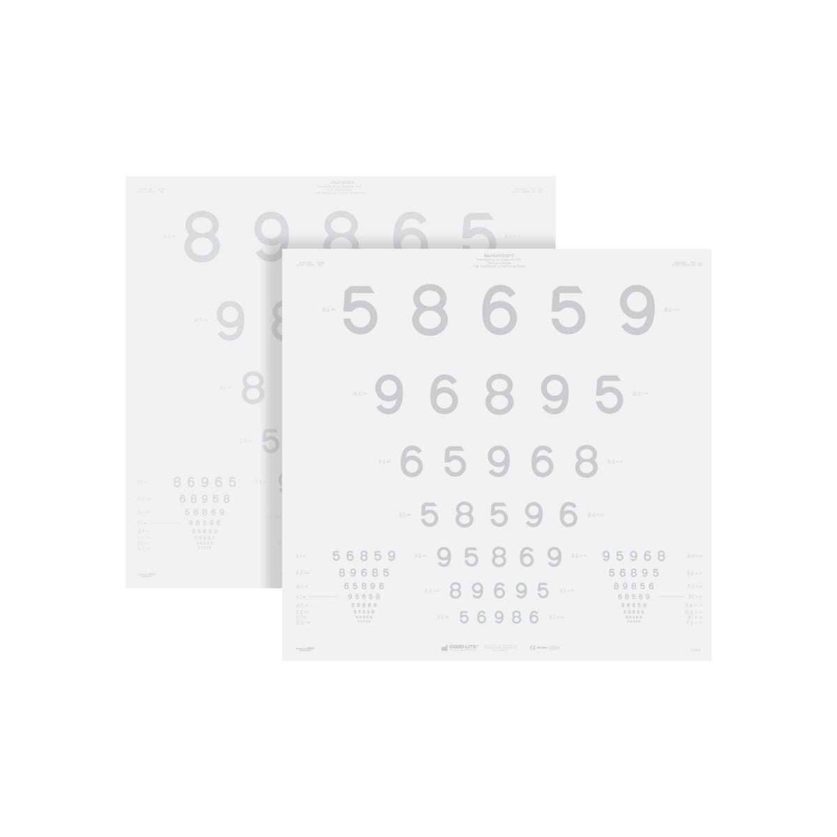Distance Logmar Chart ETDRS Vision Test Charts - Leading LogMAR Chart Producers – tagged ...