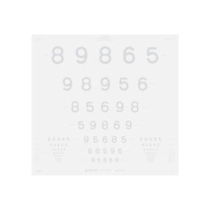 Good-Lite Illuminated Charts Chart(Distance): ESV3000™ and ESC2000™ - LEA NUMBERS® ETDRS Low Contrast - 2.5% Contrast (13ft/4m) Chart(Distance): ESV3000™ and ESC2000™ - LEA NUMBERS® ETDRS Low Contrast - (13ft/4m)