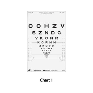 Good-Lite Illuminated Charts Chart(Intermediate): ESV1200™ and ESV1500™ - ETDRS 2000 Series - Sloan Letter - Chart 1 (31.5"/80cm) (758400) Chart(Intermediate): ESV1200™ and ESV1500™ - ETDRS 2000 Series - Sloan Letter - (31.5"/80cm)